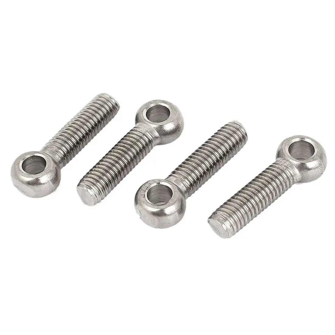 CNIM горячий M8 x 30 мм 304 нержавеющая сталь Uni Eyebolt eye винт 4 шт|Дверные зажимы из