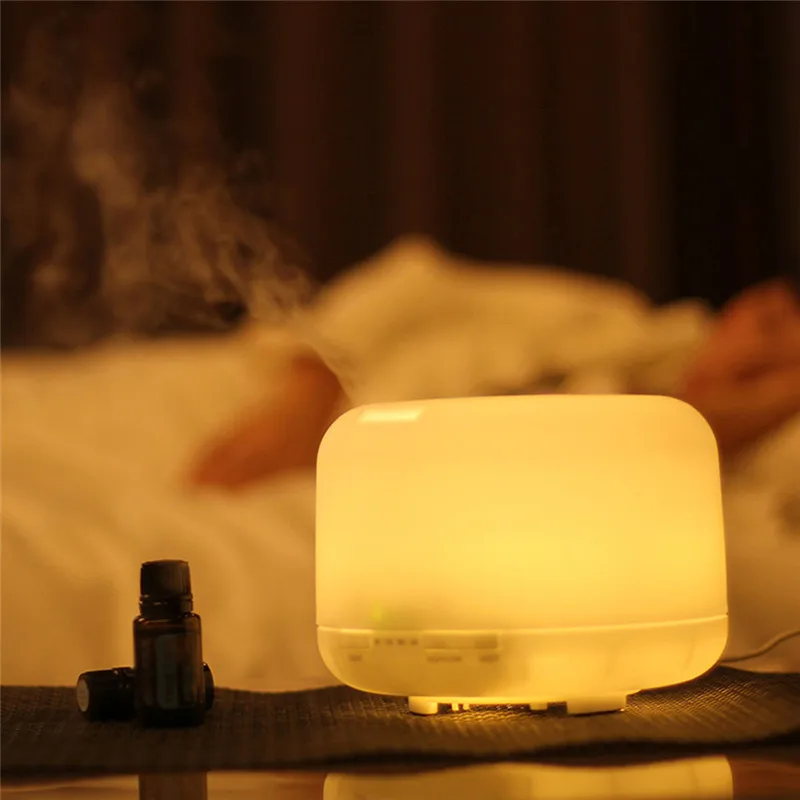 

Diffuser Essential Oil Diffuser Humidifier Waterless Auto Shut-Off Diffuser 500ml Essential Oil Diffuser Mist Humidifier