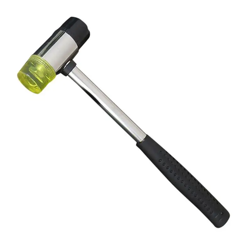 

Double-Faced Soft Mallet, Rubber And Nylon Hammer For Home Improvement Glazing Window Beads Or Leather Craft Punch Carving Tool