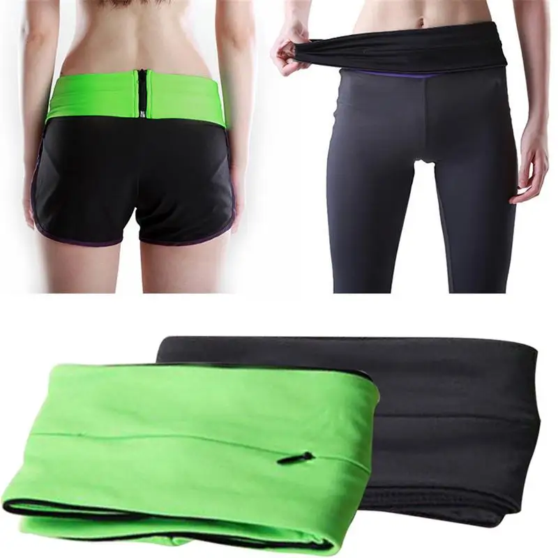 Outdoor Mobile Phone Anti theft Pockets Sports Running Waist Bag Belt