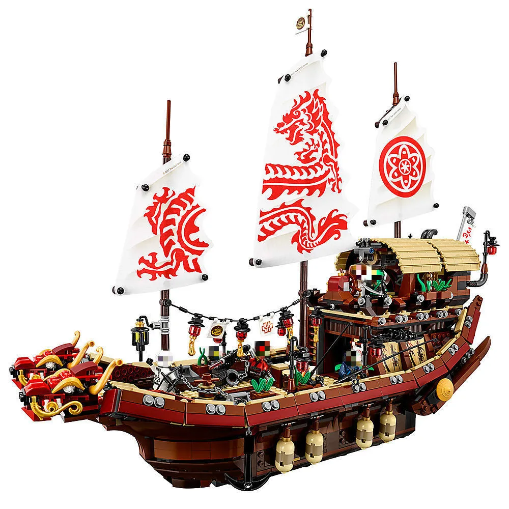 

Lepin Ninjagoe Movie 2345pcs Building Blocks toys for Childrens Bricks Destiny's Bounty gifts Compatible Legoe Ninjagoe 70618