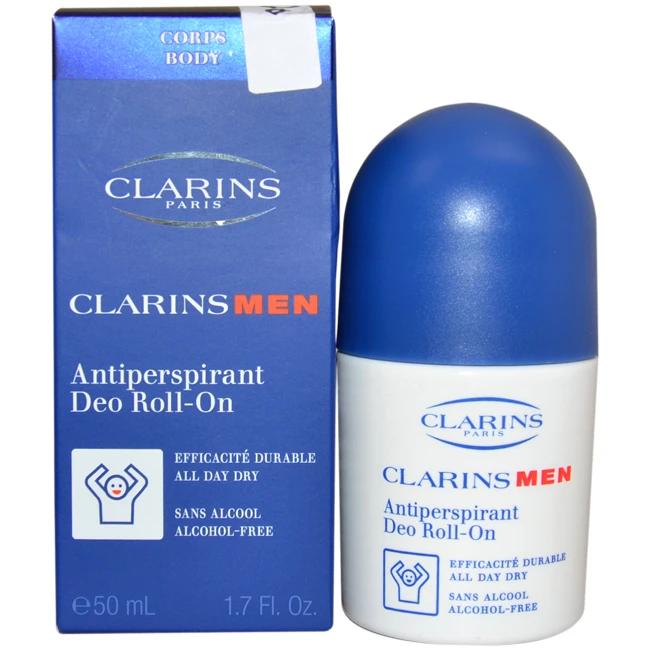 Antiperspirant Deo Roll On by Clarins for Men 1.7 oz Deodorant Roll On