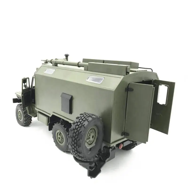  Ural 1:16 Six-drive Military Card Command Communication Vehicle Full-scale Simulation Remote Contro