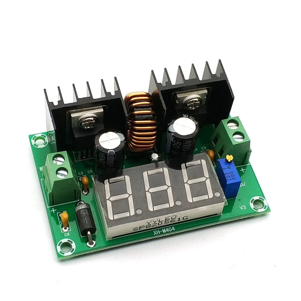 Цифровой светодиодный вольтметр XL4016 LM317 регулятор напряжения XL4016E1 DC понижающий
