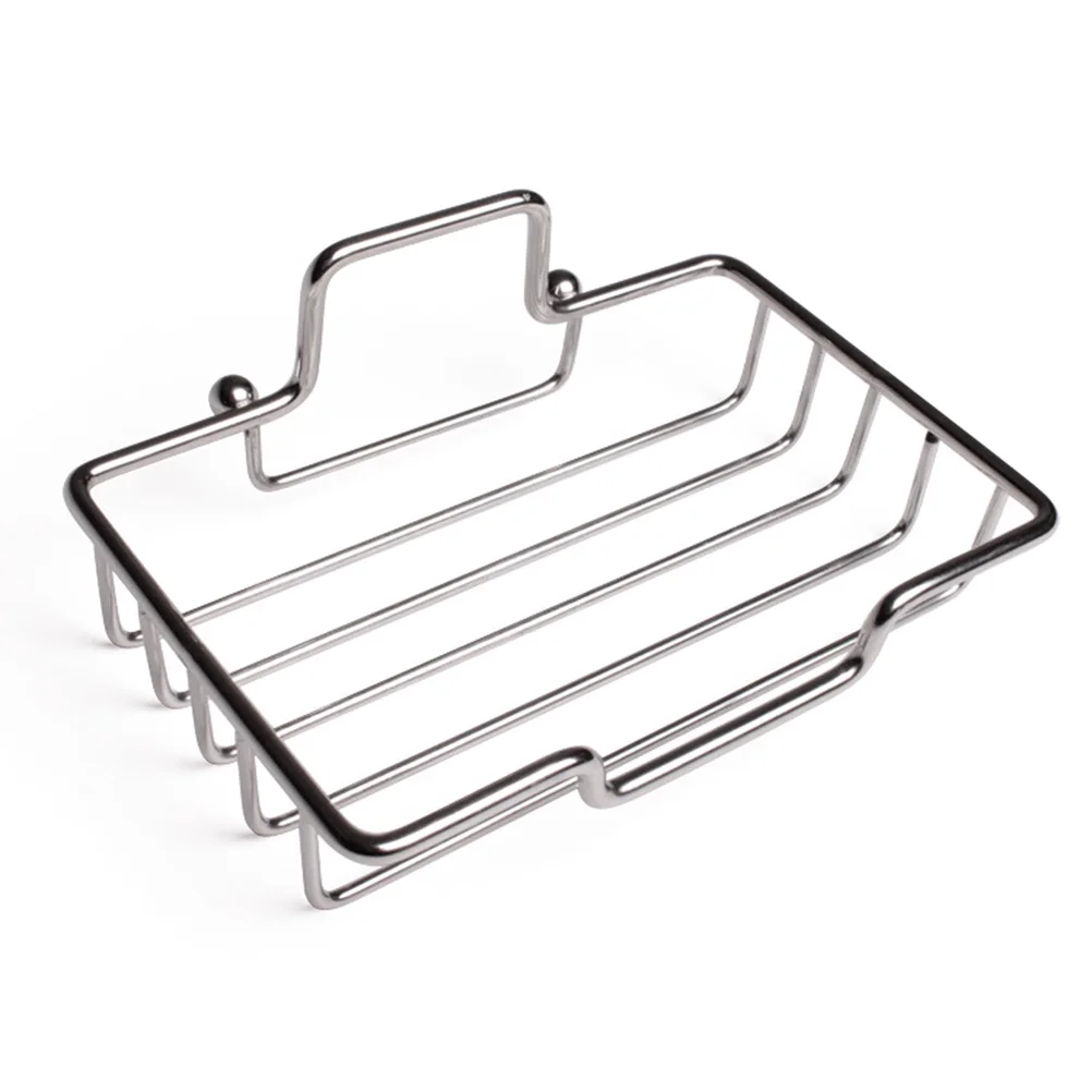 1PCS Soap Dish Wall-mounted Modern Sponge Holder Tray for Bathroom Kitchen Hotel