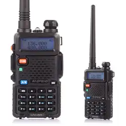 Baofeng UV-5R + двухдиапазонный VHF/UHF двухсторонний HAM Радио радиостанция рация