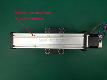 

700mm Effctive Length SFU1204 C7 12mm Ballscrew Linear Motion Guide Rail Slide Sliding Table SGK+Nema23 Stepper Motor