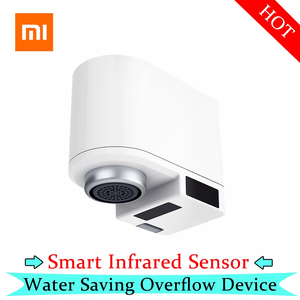 

Origin Xiaomi Automatic Sense Infrared Induction Water Saving Device Adjustable Water Diffuser For Kitchen Bathroom Sink Faucet