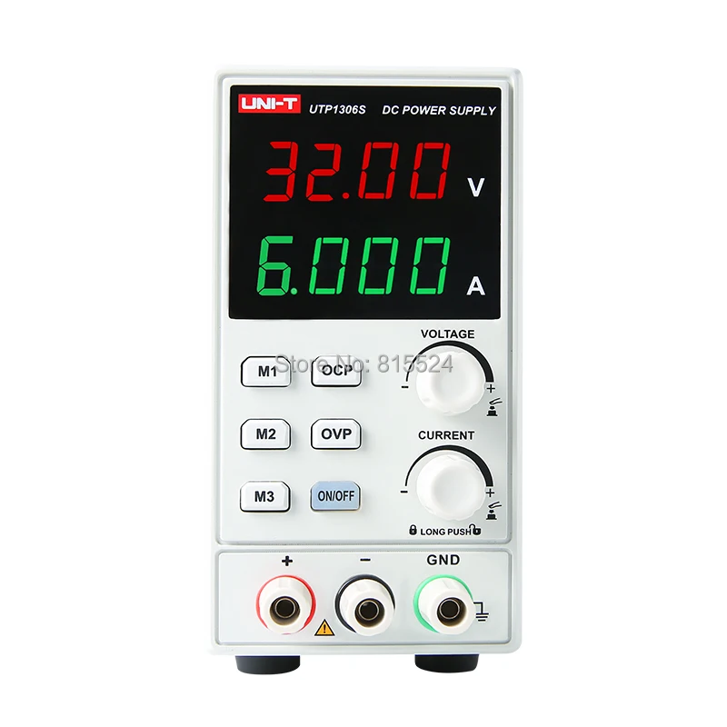 

UNI-T UTP1306S Switching For DC Power Supply 4 Digits Display LED 0-32V 0-6A High Precision Adjustable Mini Supply AC 220V 50Hz