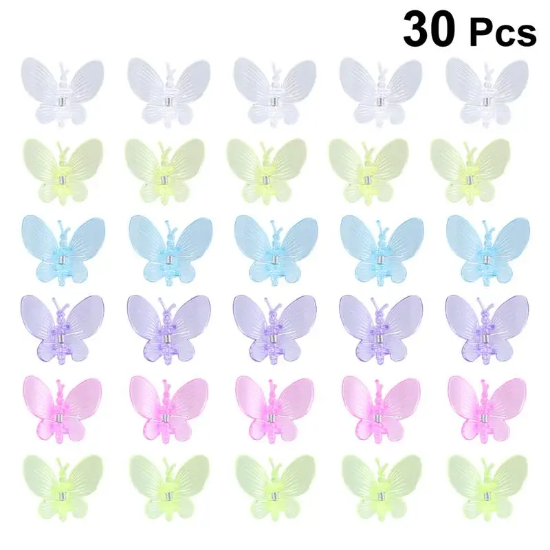 

30PCS Butterfly Orchid Clips Cute Plastic Portable Vine Bonsai Plants Grafting Gardening Support Gift Fixed Clips