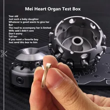 Мини Органы коробка 304 из нержавеющей стали для повседневного использования 6 блокиратор столба ящик для хранения, содержащие небольшие украшения, подарки отправить любовь сюрпризов