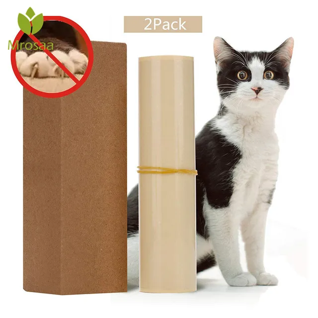 Mrosaa 2 Pcs Cat Scratching Adhesive Corner Guard No Pins Needed For