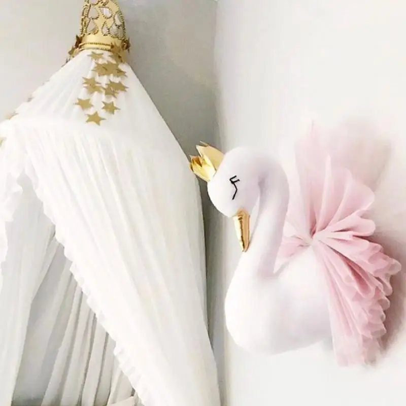 2019 новая корона лебедь украшение на стену декоративная кукла голова животного