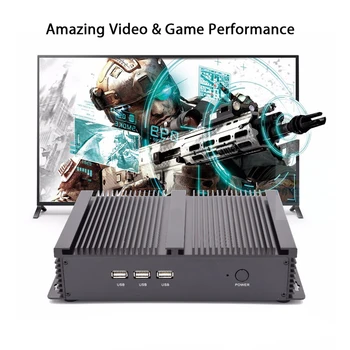 

Fanless Industrial PC,Mini Computer,Windows 10,Intel Core I3 5005U,[HUNSN MA04I],(Dual WiFi/VGA/HD/3USB2.0/4USB3.0/LAN/2COM)