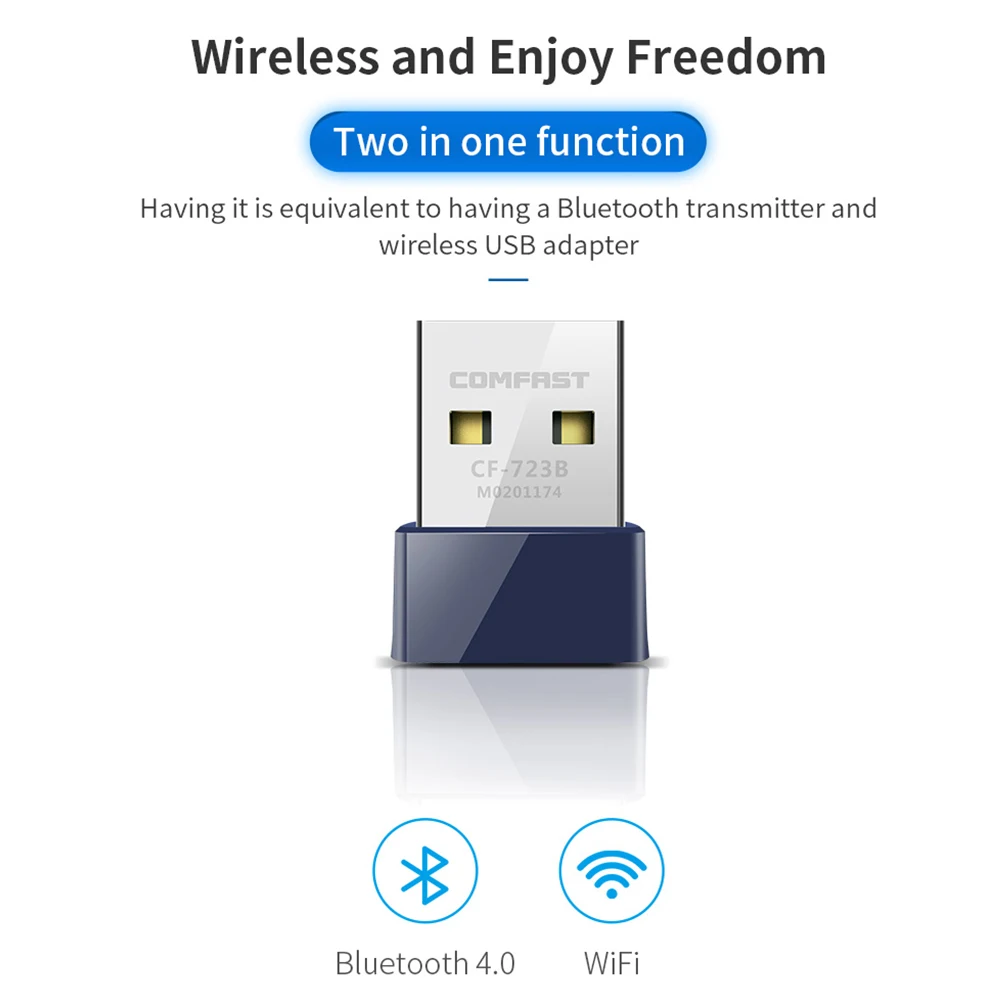 Comfast CF 723B мини USB 2 0 150 Мбит/с беспроводной Wi Fi адаптер приемник сетевая LAN Карта ПК