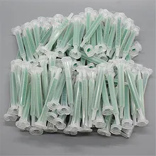 50 Pcs Resin Ab Lijm Statische Mixer Mengen Buis Mixing Nozzle Spuit Set 83 Mm Voor Twee Component Vloeistof Mengen machine Ab Lijmpistool