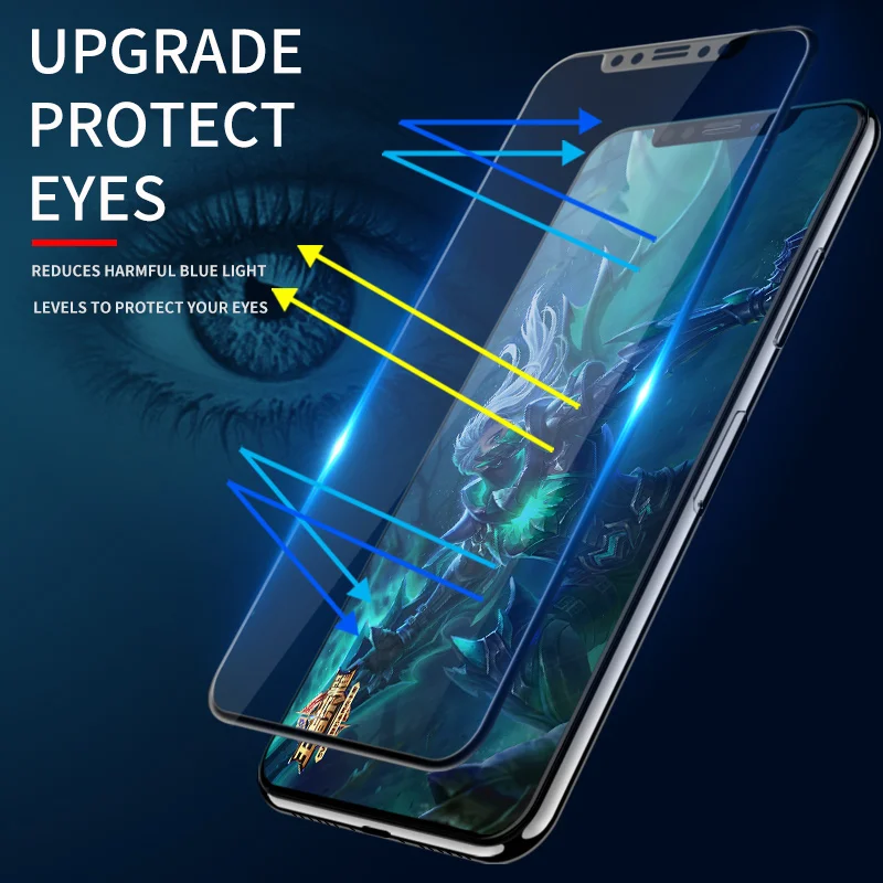 IHaitun роскошное 6D стекло для iPhone 11 Pro Max X XS MAX XR изогнутое Закаленное Защитная пленка