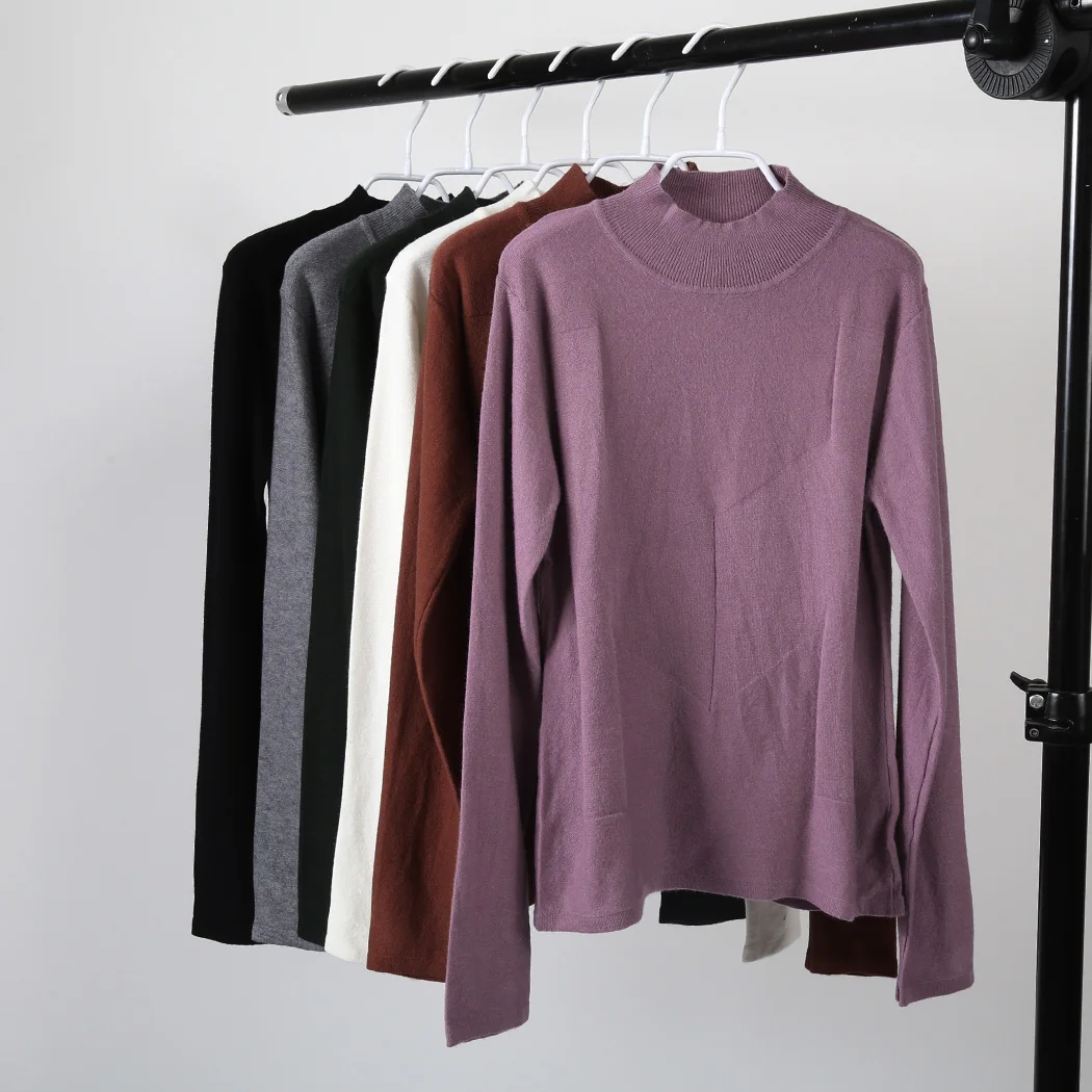 6 Colors Women Long Sleeve Slim Sweater Autumn Winter Ladies O Neck Fitting Knitted Short Sweaters Jumper Tops Korean Pull Femme | Женская