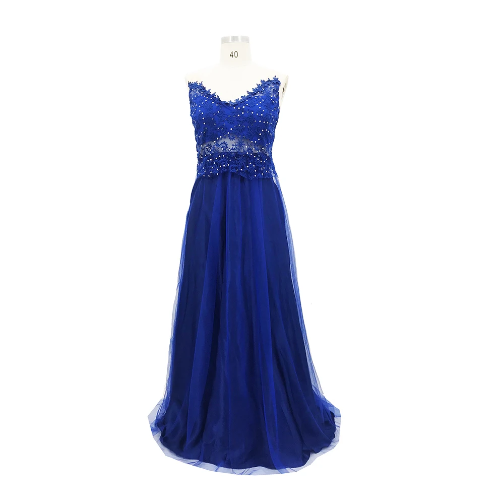 Women Formal Wedding Clothes Long Evening Party Dress Ball Prom Gown Elegant vestido Ladies Lace Floral long Dress