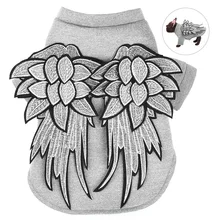 

Petacc Fashionable Pet Jacket Comfortable Costume with Two Delicate Wings, Suitable for Small Sized Dogs, Grey, L