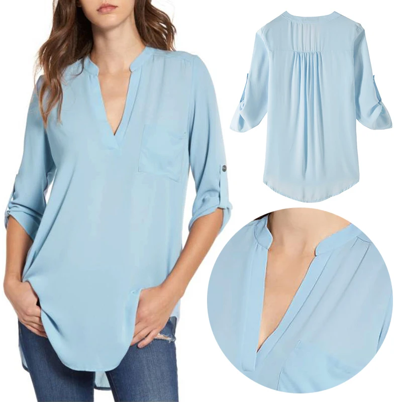 Couture autumn Korean OL professional blouse striped