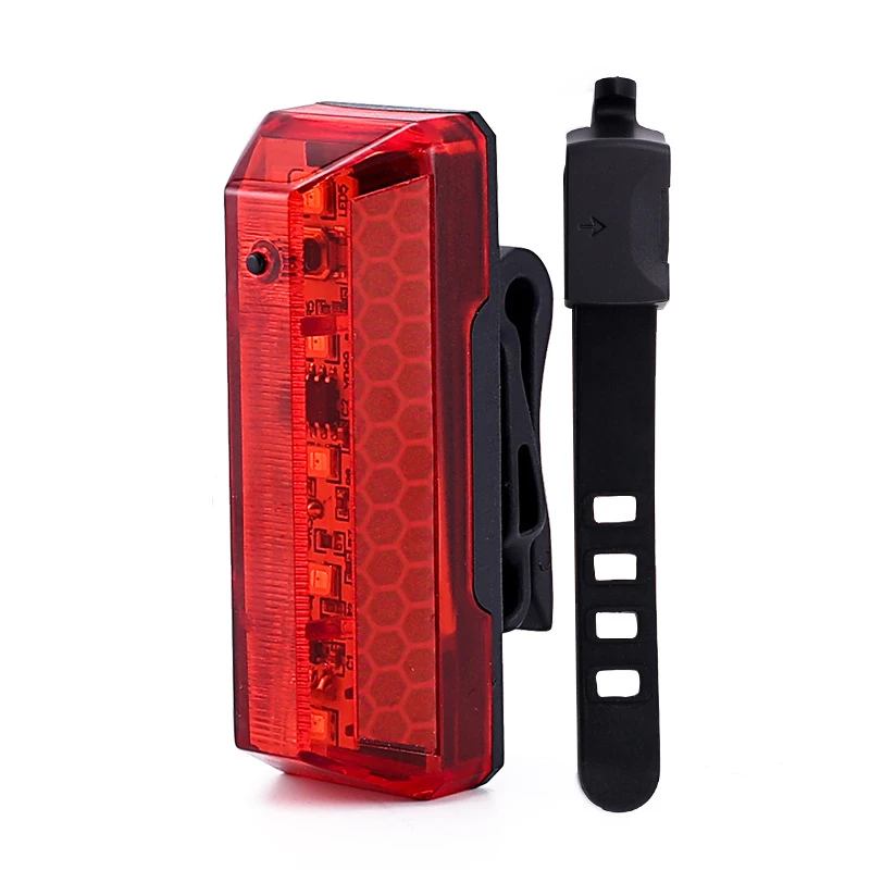 XC USHIO USB Перезаряжаемый велосипедный задний Фонарь светодиодный фонарь