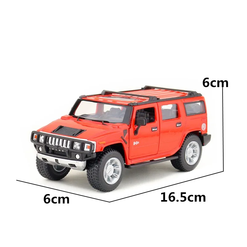Kinsmart литая модель из металла/Масштаб 1:32/2008 Hummer H2 SUV/игрушка с откатом для детского