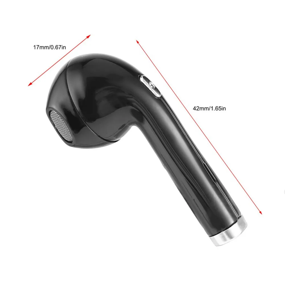 Беспроводной мини Музыка одного уха наушники Bluetooth V4.1 + EDR вращающийся 180 градусов
