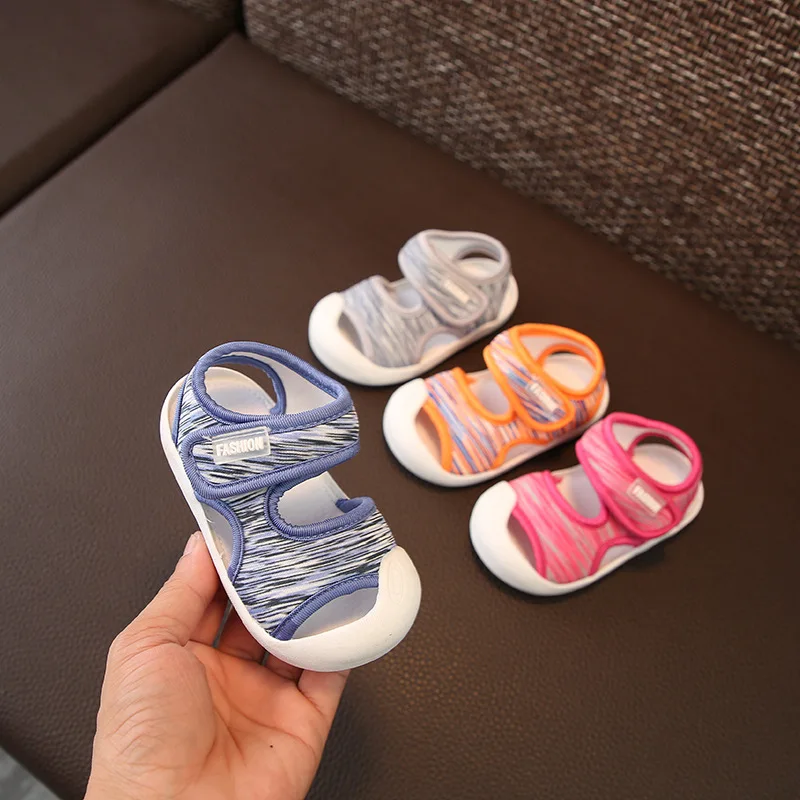 

2019 Summer New Fashion Children Sandals Baby Soft Sole Of Shoes Study Walking Shoes kids Cloth Shoe