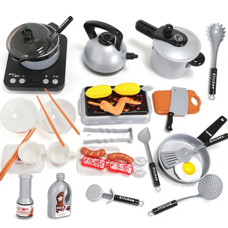 

Children's Play House Kitchen Toys Cooking Simulation Cutlery Set Toys for Children