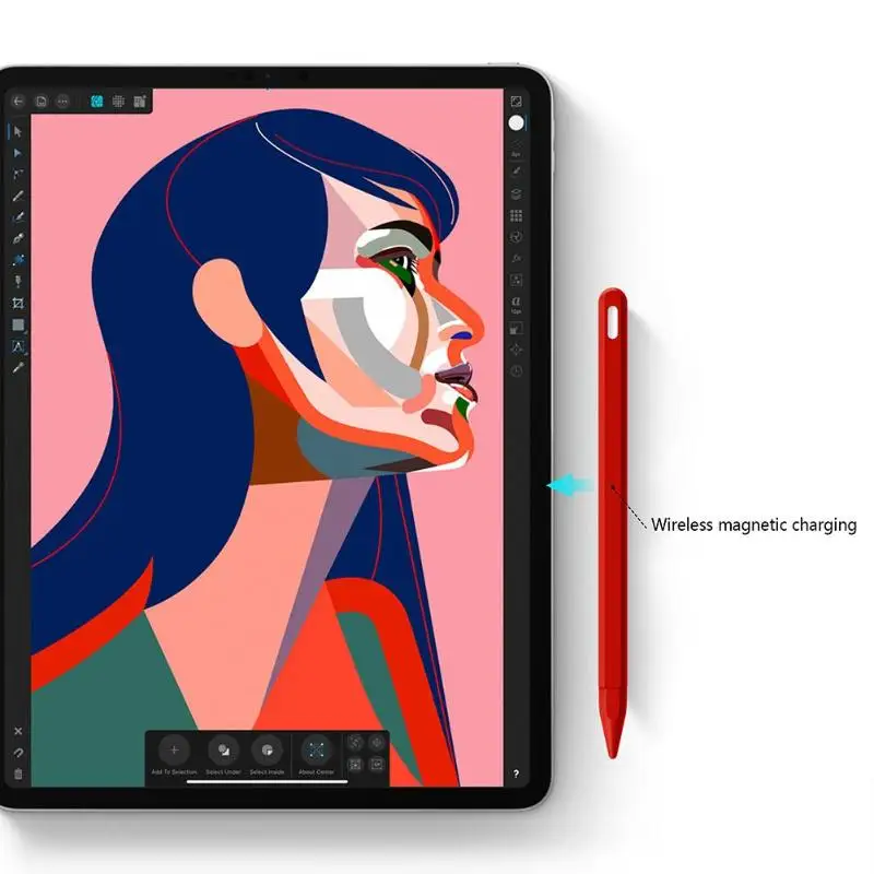 Сенсорный Стилус для планшета защитный чехол Apple Pencil 2 s портативный Мягкий