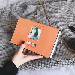 Элитный бренд коробка сумки через плечо для женщин 2019 высокое качество из искусственной кожи женские дизайнерские дамы цепи сумка