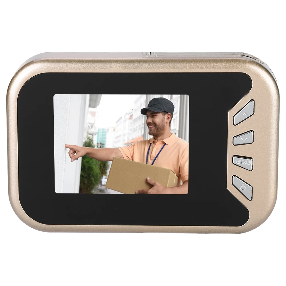 

Smart IR Night Vision Peephole Camera with Door Bell Viewer Peephole Camera Viewer Door Bell Automatically Photo Taking
