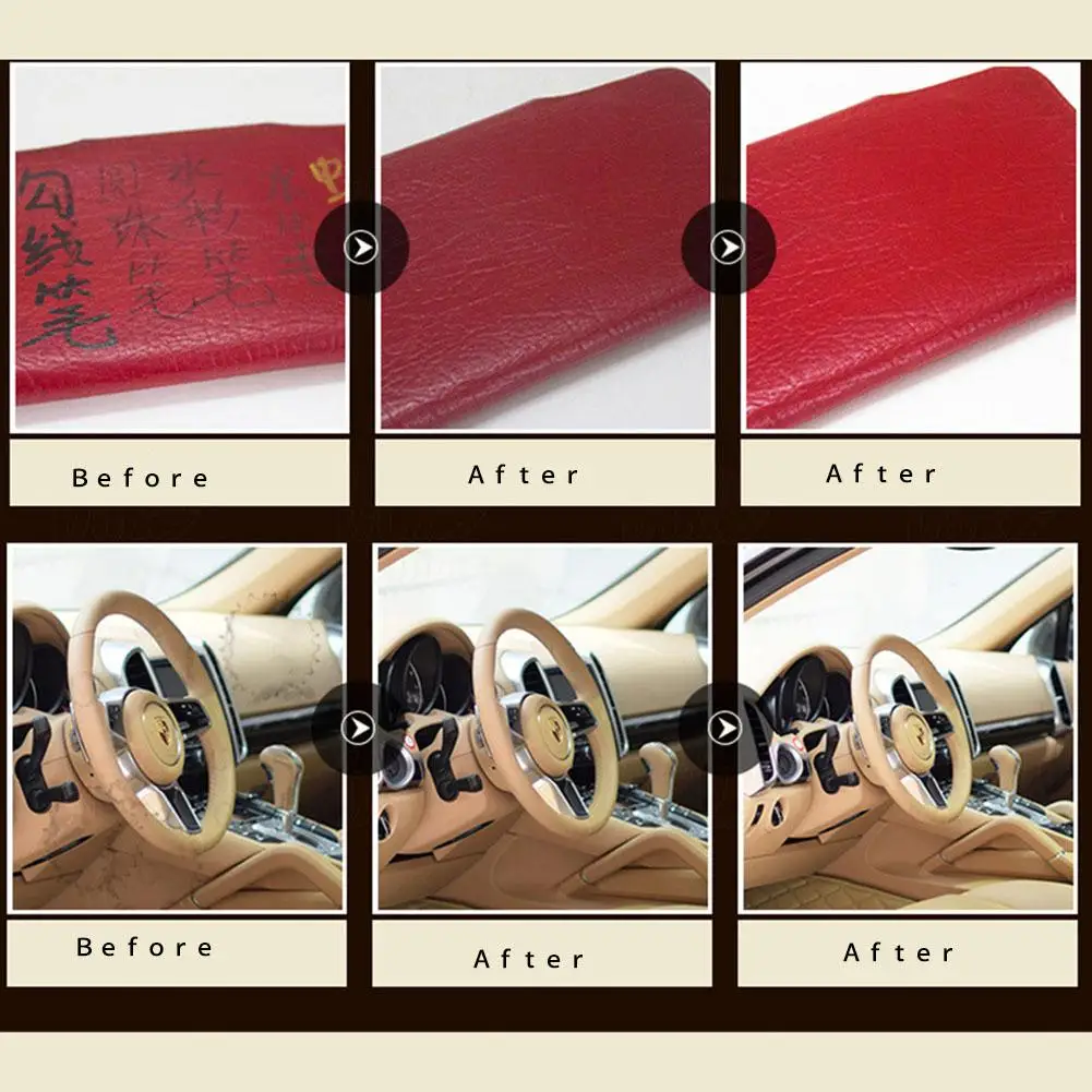 Кожаный ремонт очиститель на сиденье в машину на диван кожа чистящий крем Универсальный кожаный ремонт инструмент