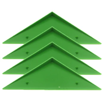 

4Pcs Foosball Machine Triangle Table Corner Edge Angle Table Football Table Corner Replacement Part 325*230mm