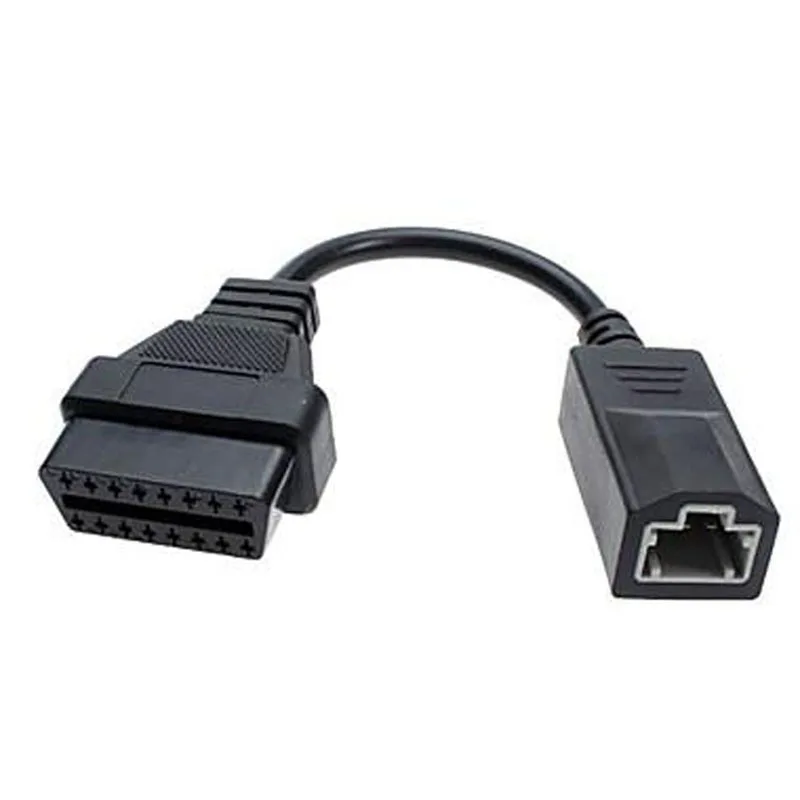 JMLOBD OBD 2 Cable For Honda3pin OBD1 Adapter OBD2 OBDII forHon-da 3 pin to 16 pin Connector