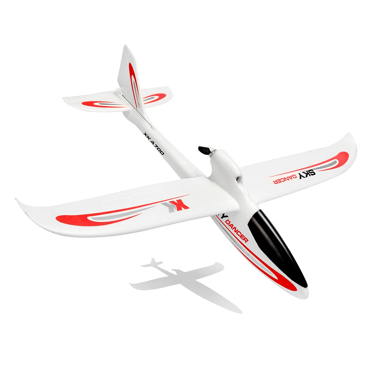 

Outdoor 2.4G 4CH RC Airplane Toys Flying Wing Wireless Remote Control Airplane Toys Aircraft Drone LED Light Rechargeable Gifts