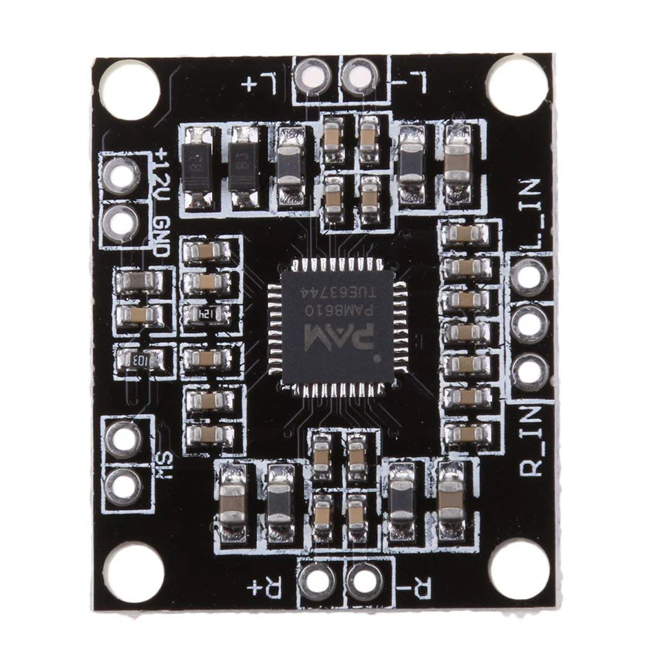 PAM8610 2x15 Вт 6в 15в двухканальный стерео цифровой усилитель мощности миниатюрный