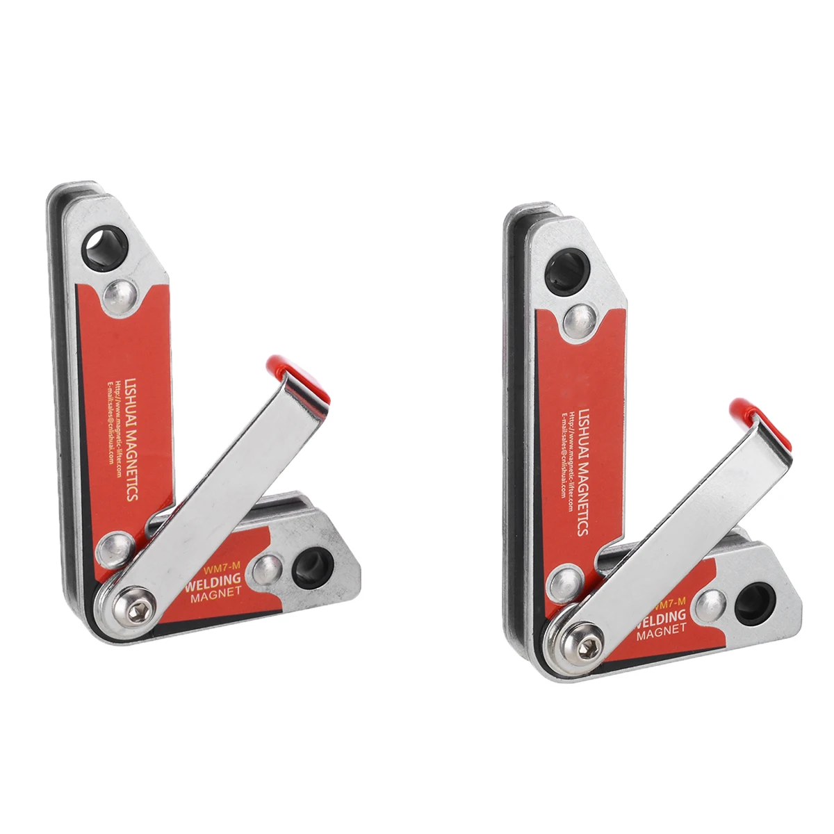 

2Pcs Strong Magnetic Welding Locator Multi Angle Magnetic Welding Fixture Strong Magnetic Welding Jig Holder Angle Fixator