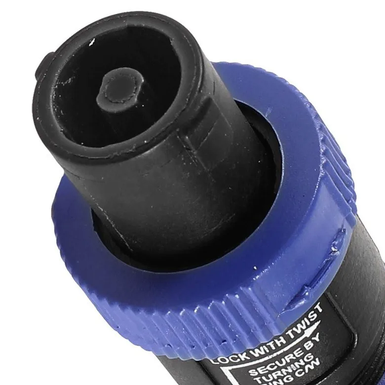

Twist Locking Speak-on Speaker Cable Amplifier Male Connector Plug