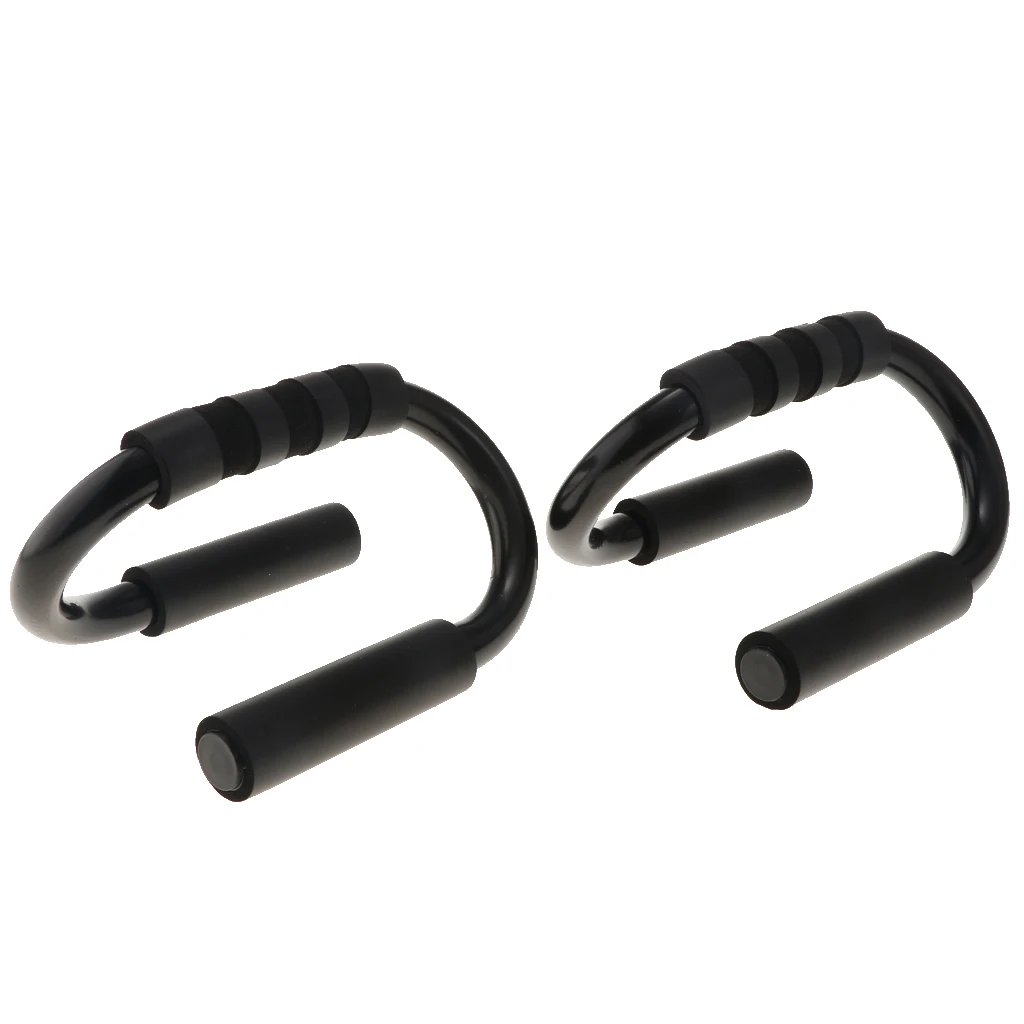 

2Pcs Durable Steel Push Up Bars Press Stands Handles Grips for Exercise Fitness Gym Workout Equipment Tool