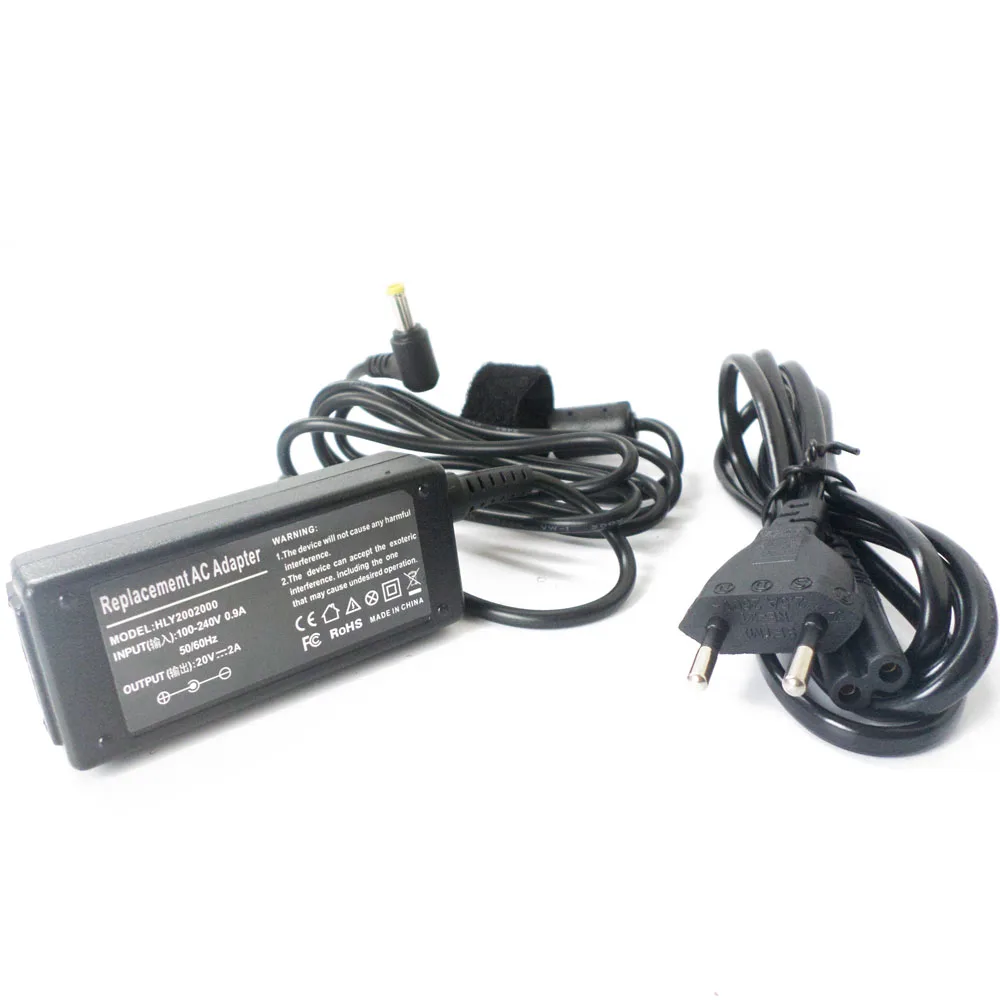 40 Вт адаптер переменного тока Шнур питания для Lenovo MSI Wind U90 U100 U120 U150 U160 U260 U310 M9 M10