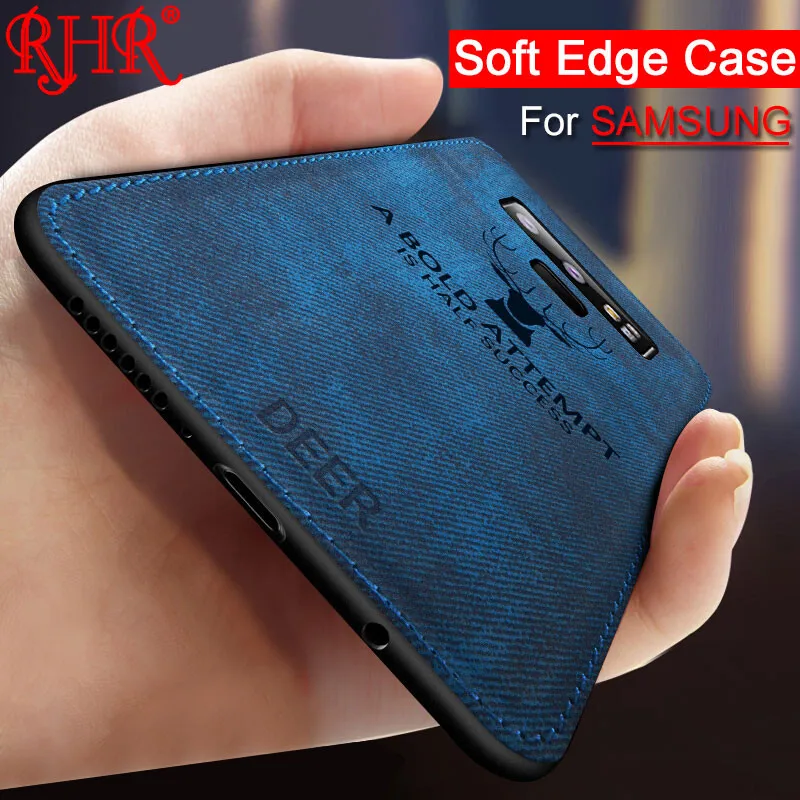 

Soft Cloth Back Case Cover For Samsung Galaxy S9 S8 Note 9 8 Full Phone Case For Samsung S9 S8 Plus Shockproof Protection Cases