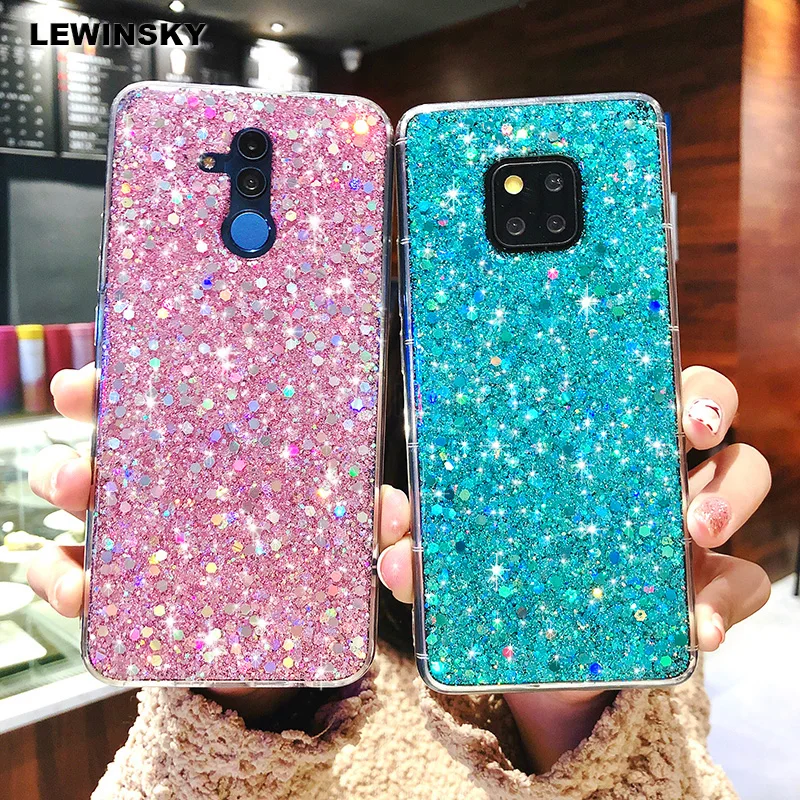 

Glittle Bling Soft TPU Case On for Honor 7A 8X 9 10 View Phone Cover for huawei Mate 20 10 P20 P10 P30 lite Pro Nova 3 3i 4 Case