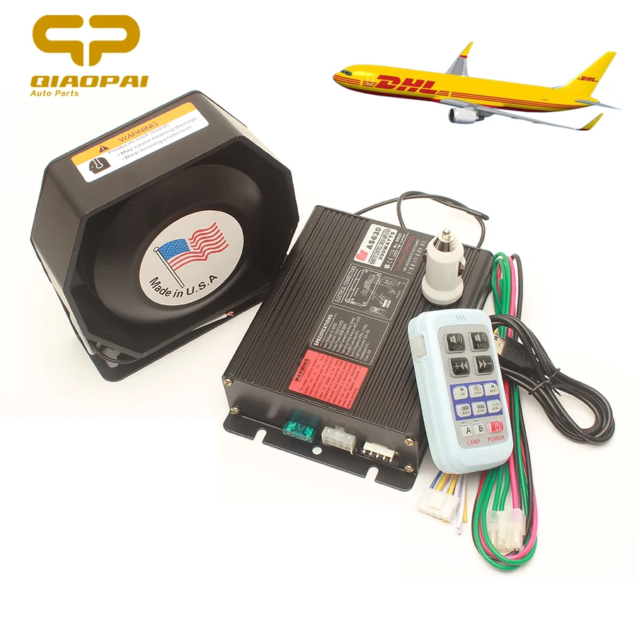 

12V Horn Klaxon Loud Speaker Car Alarm 200W 8 Sound Siren Police Multi Tone Claxon Megaphone Wireless Truck Train Horns System