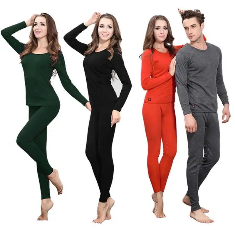 

2018 Winter Smart Electric Underwear Set Female Winter Electric Heating 9 Piece Heating Area Charging Self-heating Clothing