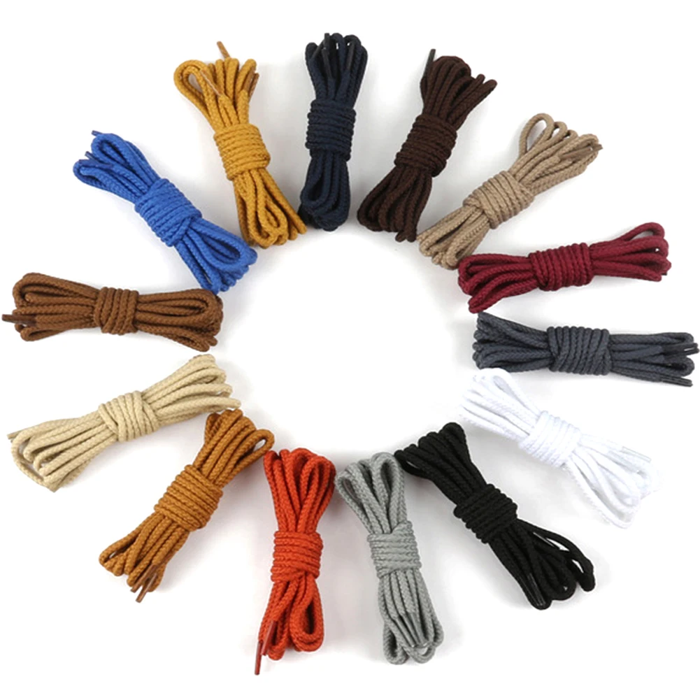 

1Pair outdoor sport casual 11Colors round shoelaces hiking slip rope shoe laces sneakers boot shoelaces strings 90CM