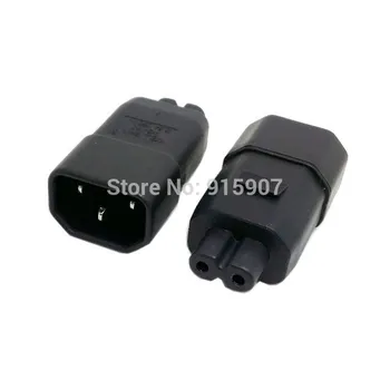 

10pcs/lot CY CY UL Approved Standard Molded IEC 320 C14 Socket to IEC C7 Plug AC Power Adapter Set