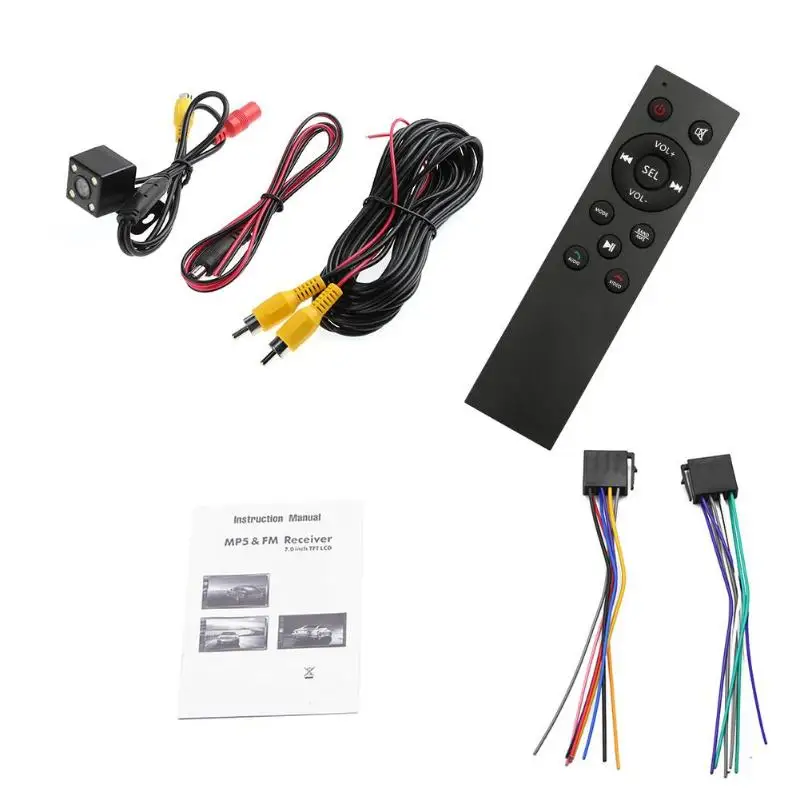 VODOOL 7018B 2Din автомобильный MP5 плеер 1080P 7 "сенсорный экран в тире FM радио аудио
