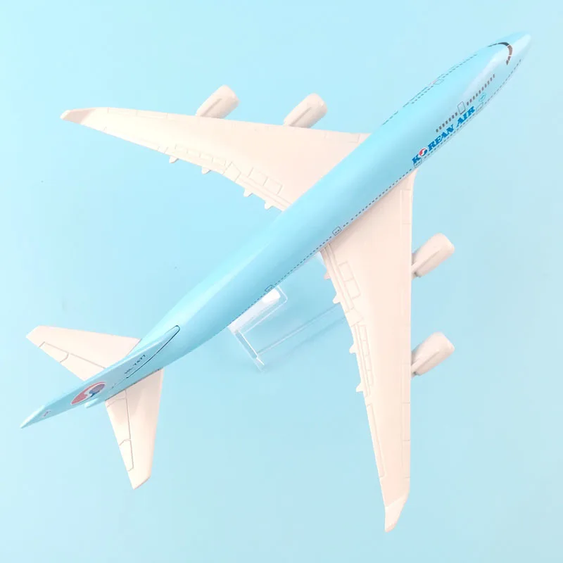 16 см самолет модель самолета в Корейском стиле воздуха Boeing 747 с трёхмерными